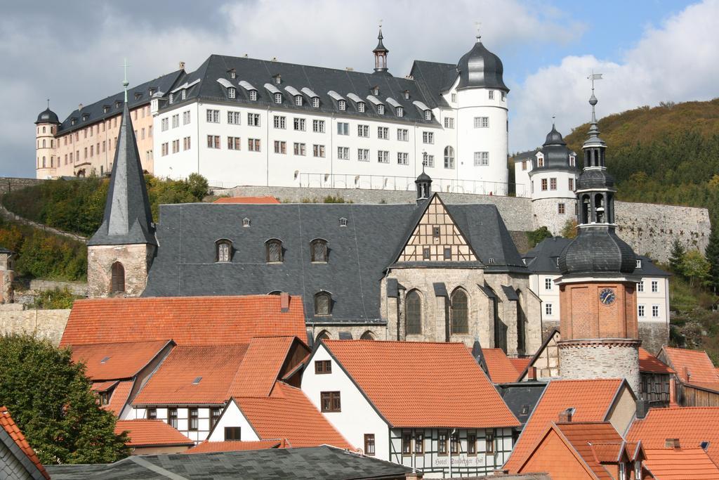 Hotel Garni Weisses Ross Stolberg i. Harz Exterior foto