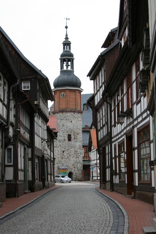 Hotel Garni Weisses Ross Stolberg i. Harz Exterior foto